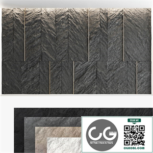 Decorative wall panel set 58