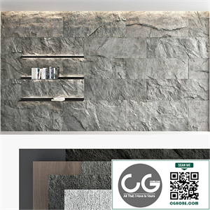 Decorative wall panel set 62
