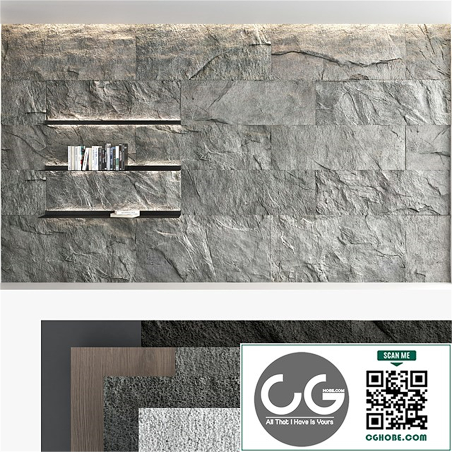 Decorative wall panel set 62