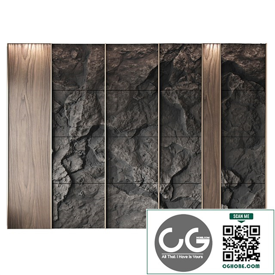 Wall rock panel №2