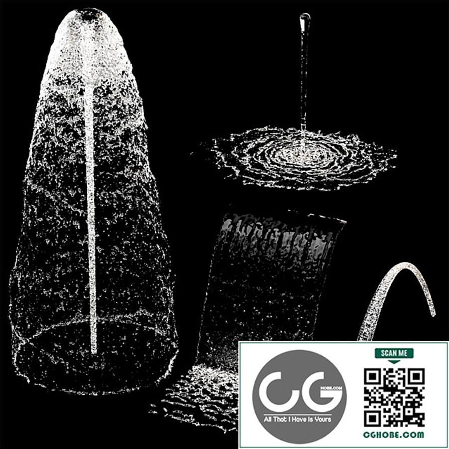 liquid water fountain