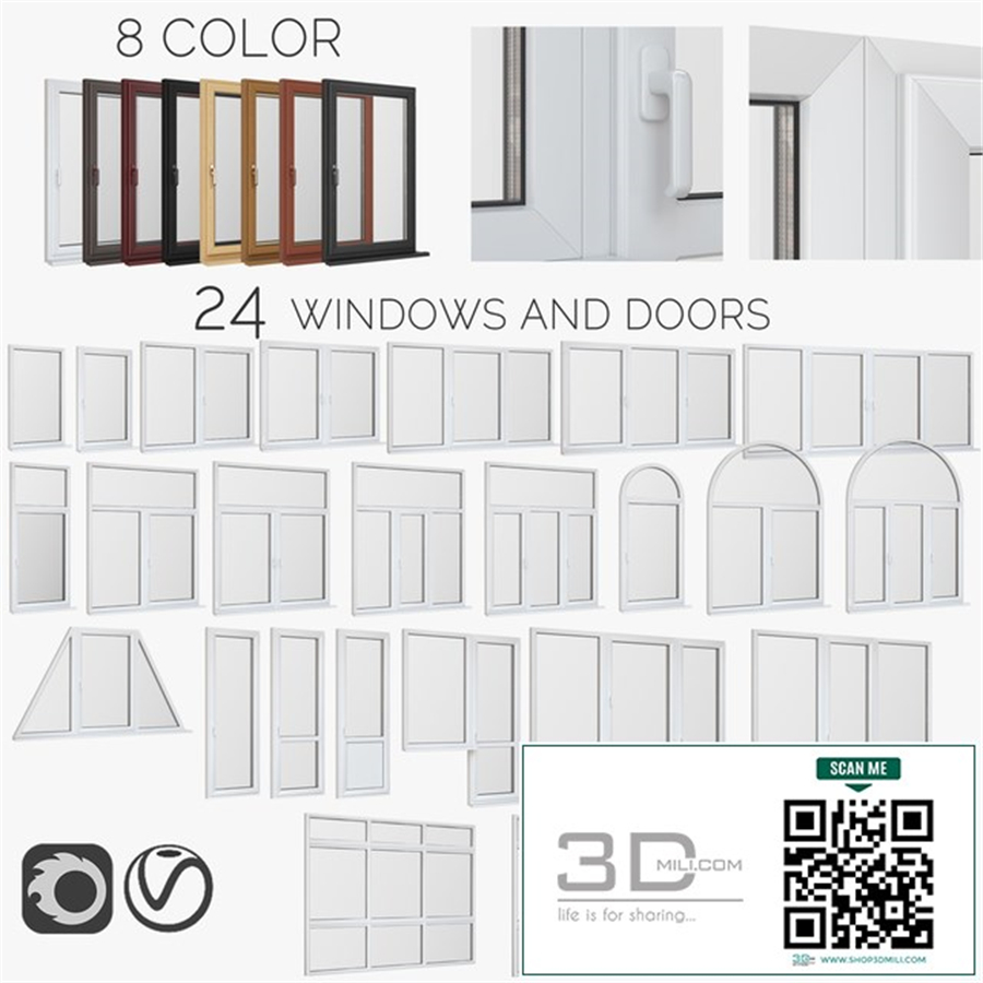 Windows, PVC doors