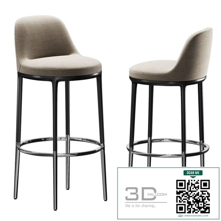 Bar Stools B & B Maxalto Caratos
