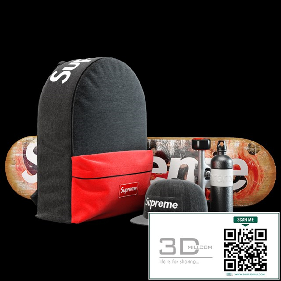 Supreme decorative set (black)