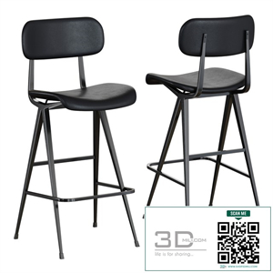 Industry West Madwell Bar Stool Leather
