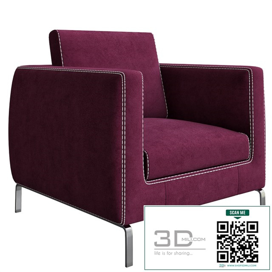 Armchair Ray CITTERIO Fabric
