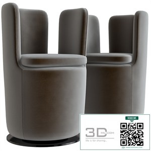 Swivel upholstered fabric armchair with armrests MOJO By arflex design Claesson Koivisto Rune