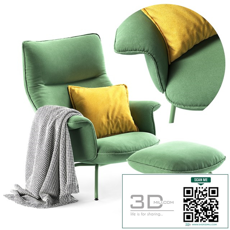 Muuto Doze Lounge Chair & Ottoman