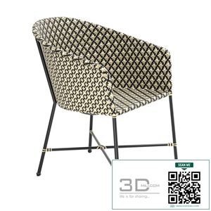 Cb2 Brava Dining-Lounge Gray Wicker Chair