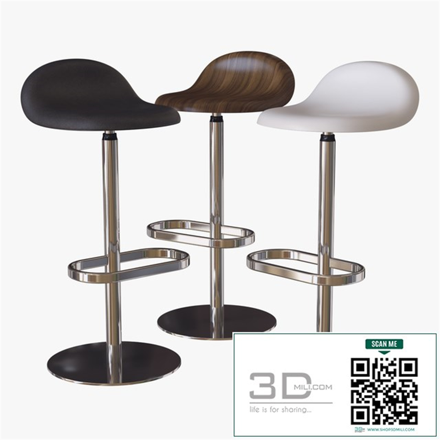 3d bar stool gubi
