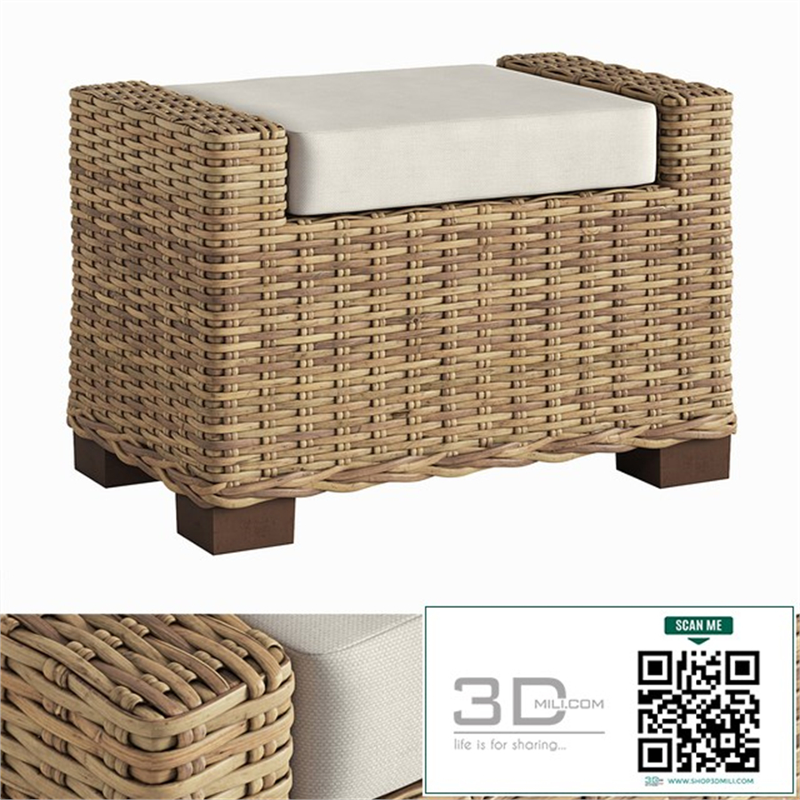 Lacquered kubu-rattan