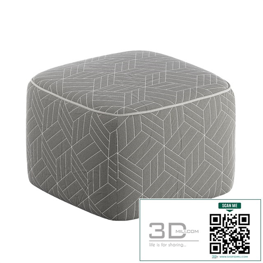 Padded stool Blomus CUBO