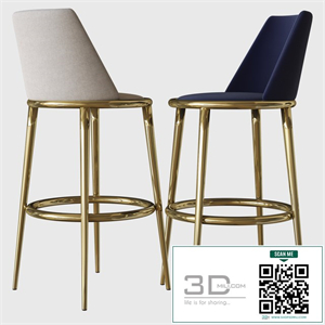 Aurora Imbottita Stool Cantori