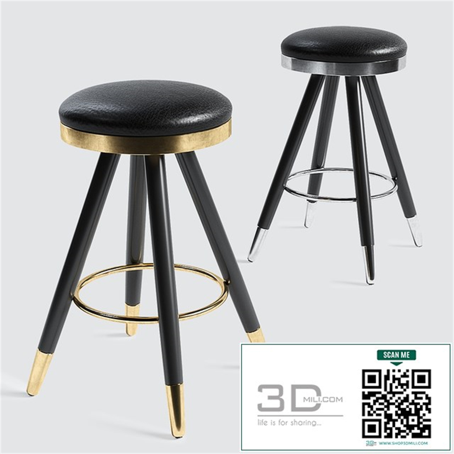 Herman Bar Stool _ Leather