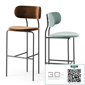 Coco bar stools by Gubi
