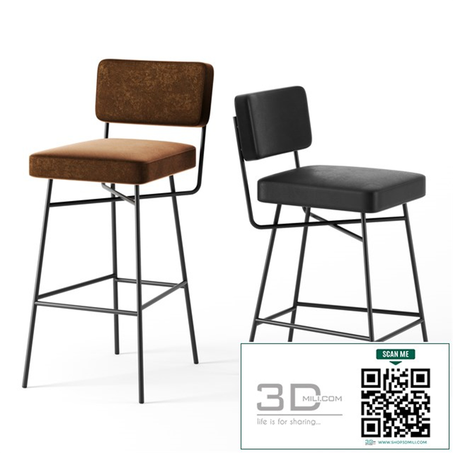 Orfeo Bar stools by Arflex
