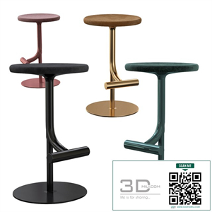 Tibu Swivel Barstool Magis