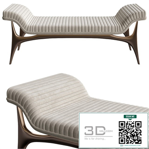 HOLLY HUNT CAST BENCH