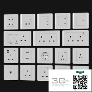 Schneider zencelo switches & sockets White