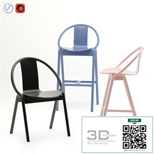 Ton Grand Slam Armchair and Barstool
