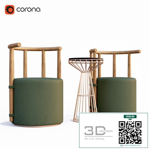 Talk Chair and Coffee table