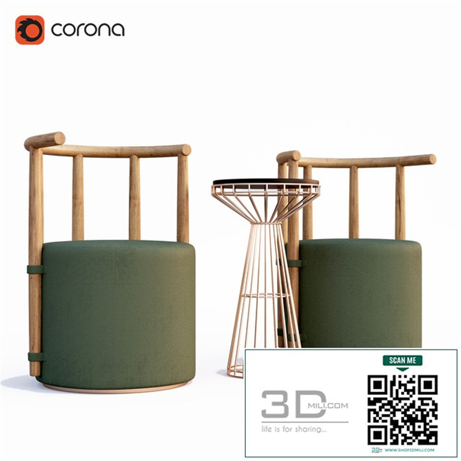 Talk Chair and Coffee table