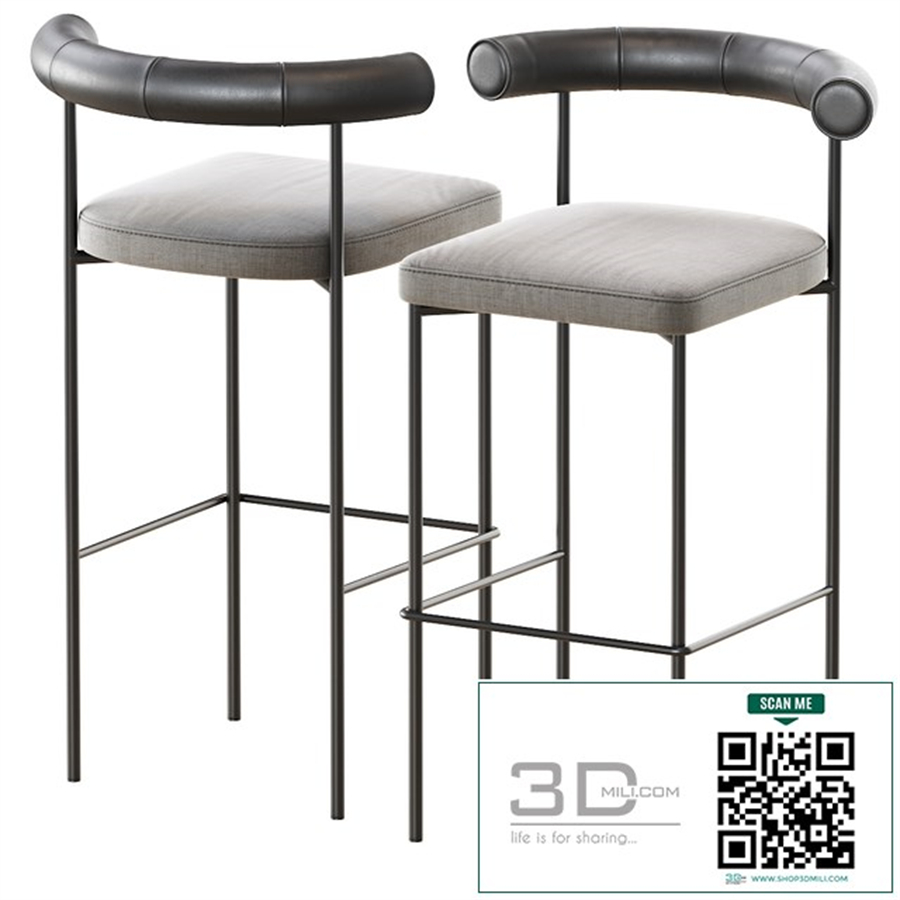 Kashmir Bar Stool by Resident