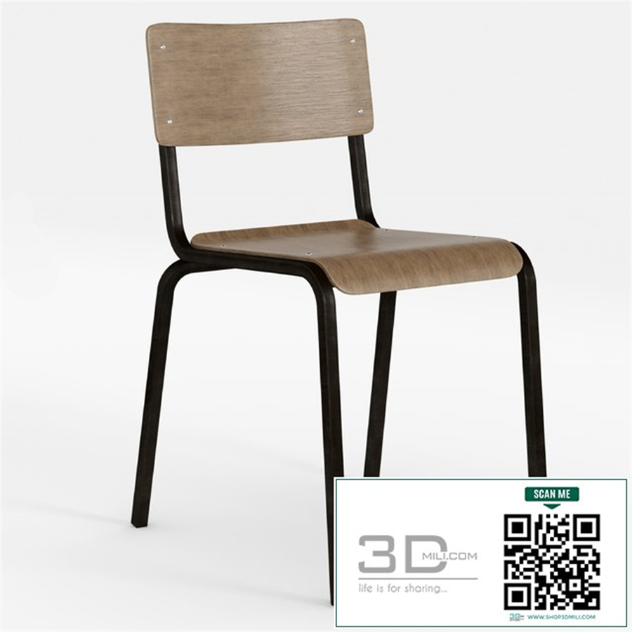 Ava vintage school chair