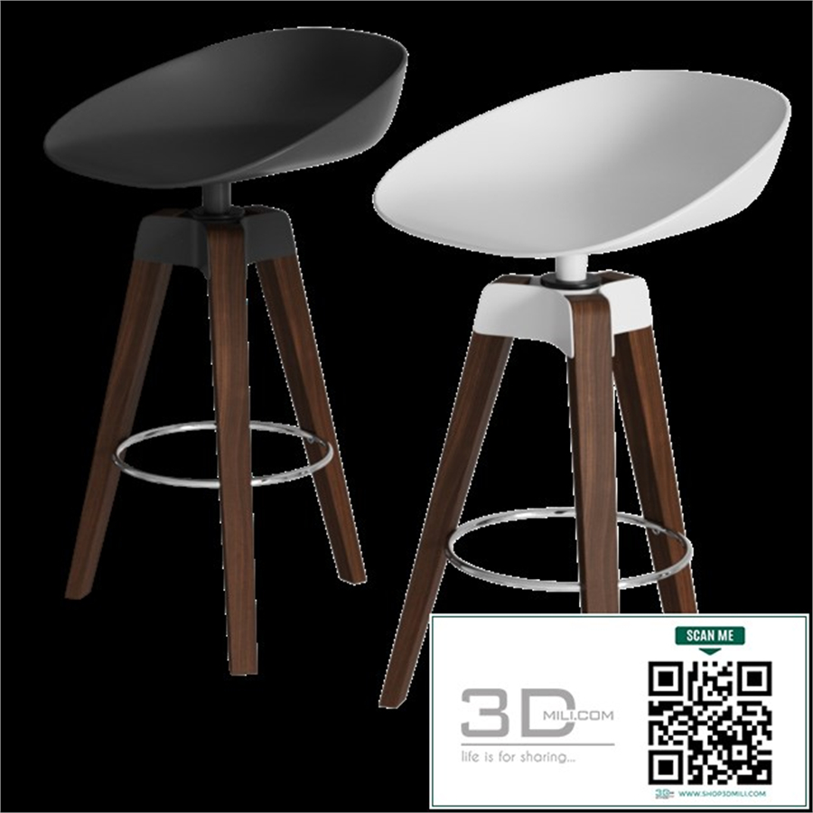 Bar stool Bonaldo Plumage