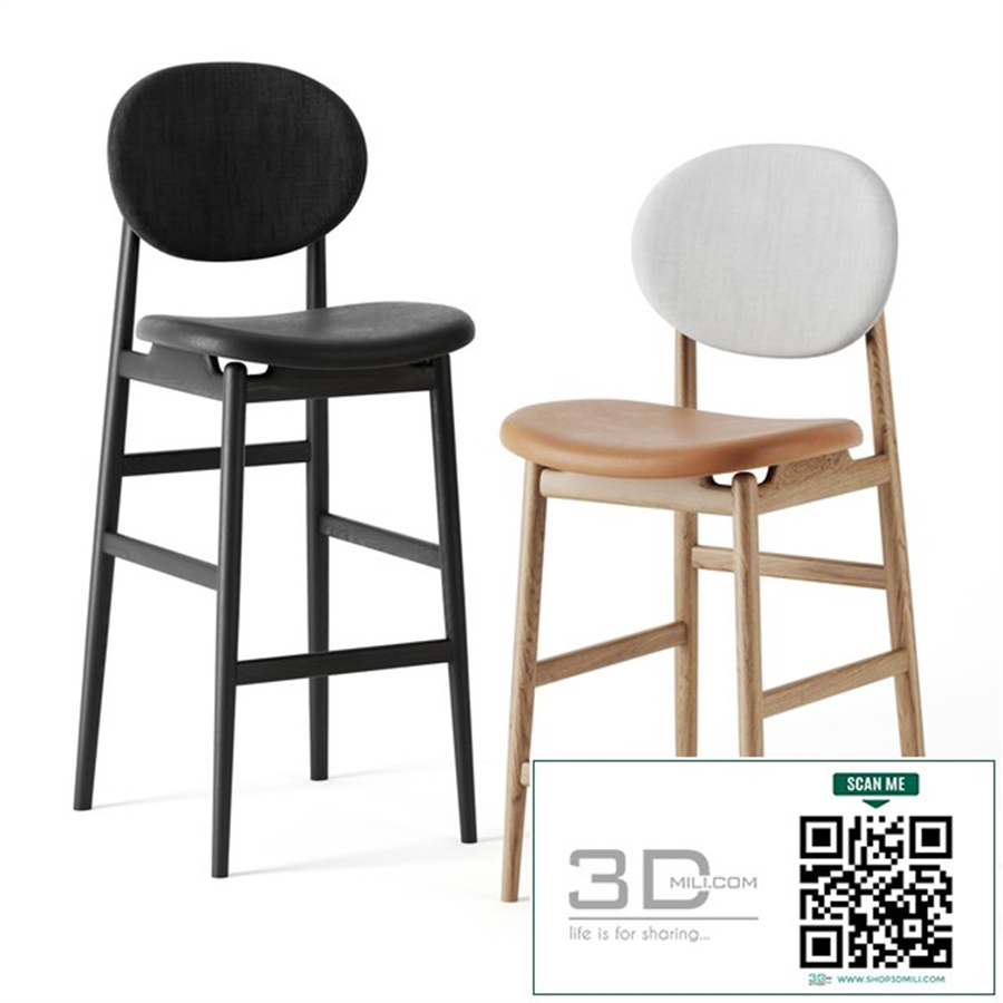 Outline Barstool by Ariake