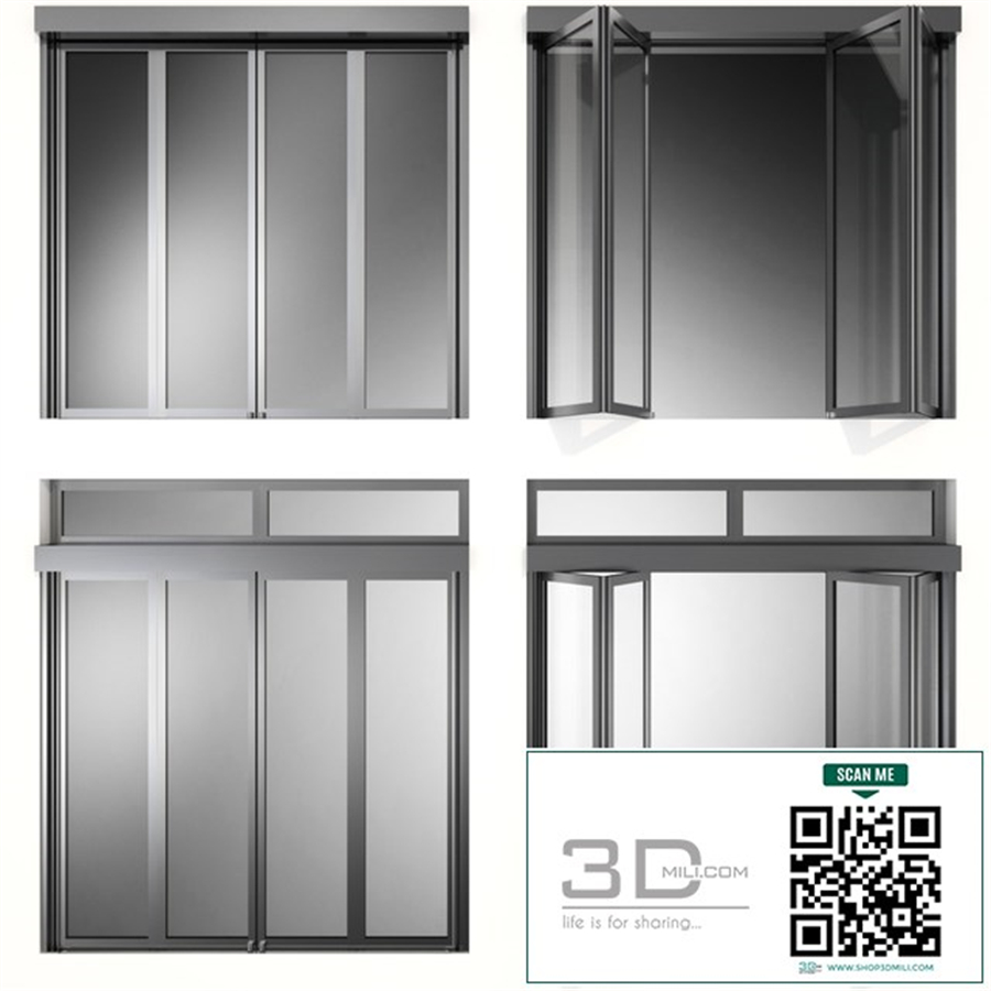 Folding Metal Automatic Doors