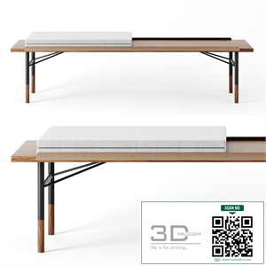 Table bench by Finn Juhl