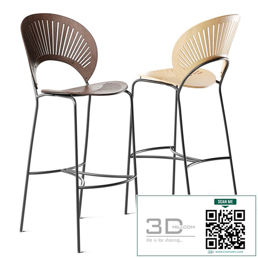 Fredericia Trinidad bar stool
