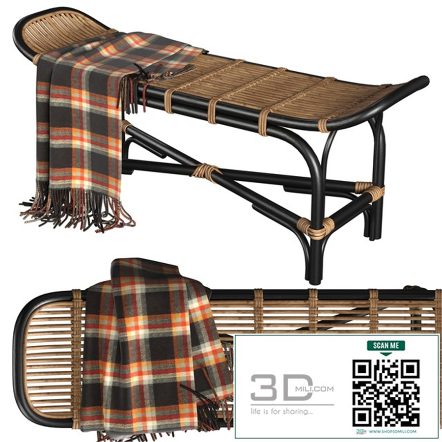 Bloomingville loue sofa rattan