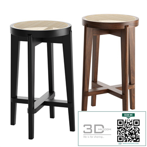 Dareau Bar & Counter Stool by Eichholtz