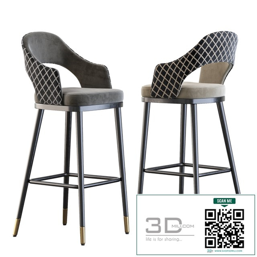 High Quality Solid Wood Soft Stainless Steel Barstool