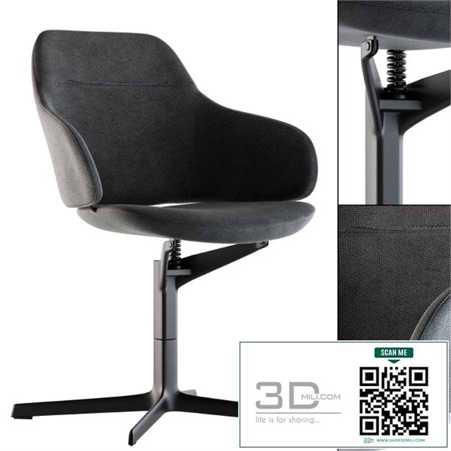 Office Chair Modern Fabric