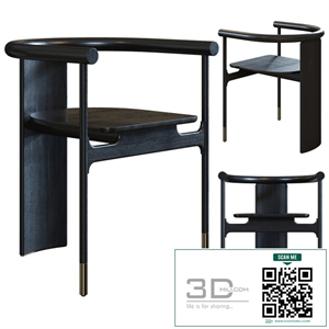 Contemporary Chair Black