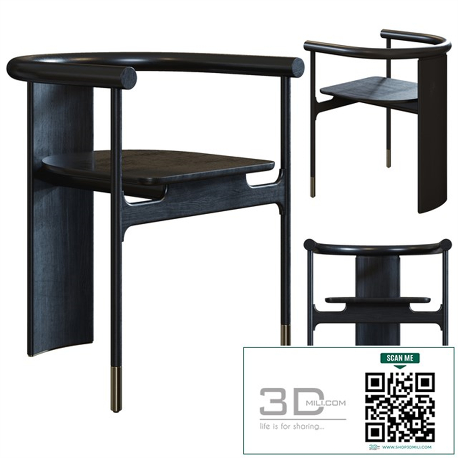 Contemporary Chair Black