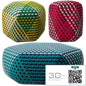 Tramae pouf by B&B Italia