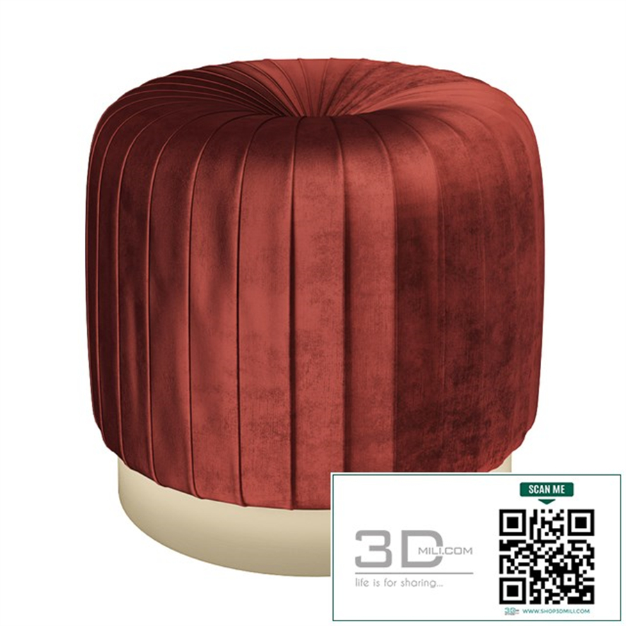 Handmade pouf