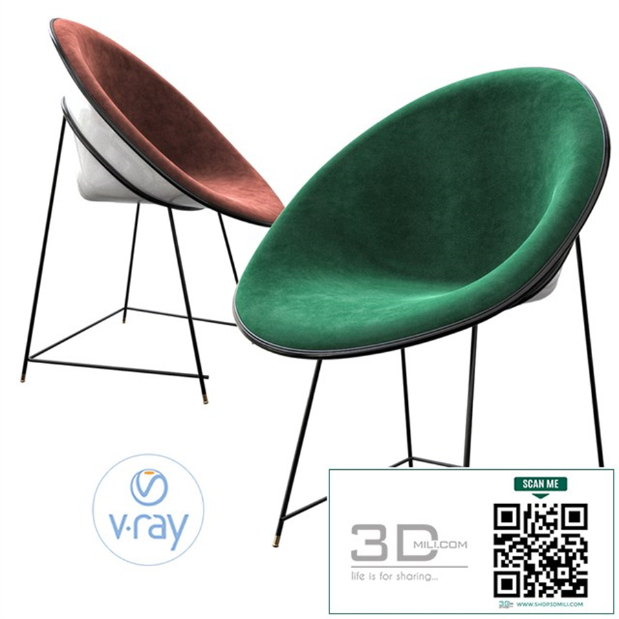 Plank BB-cup armchair