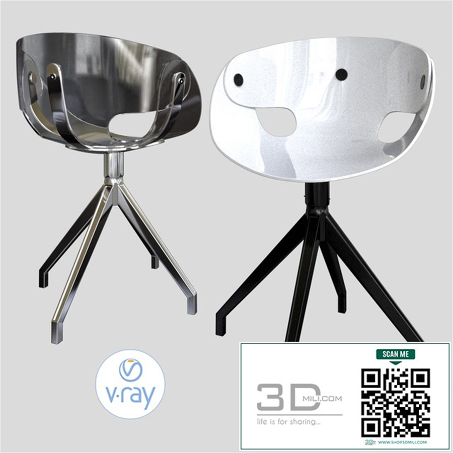 Tonnon fl-t polycarbonate chair