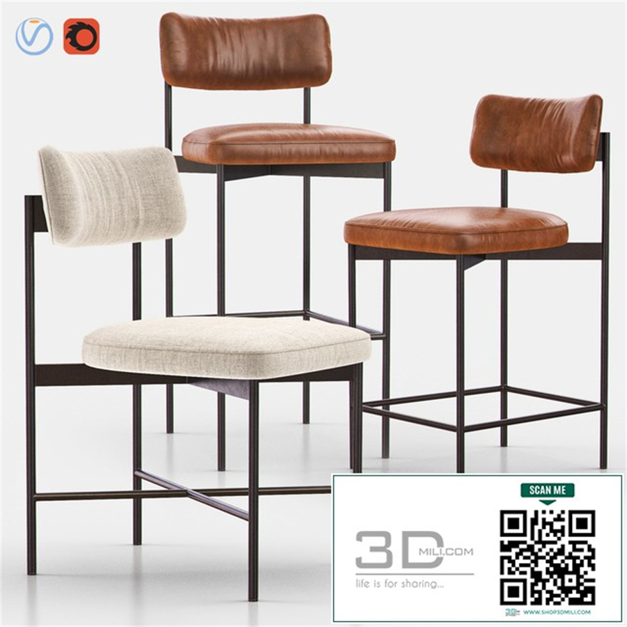 MAISON Dining Chair, Bar & Counter Stools