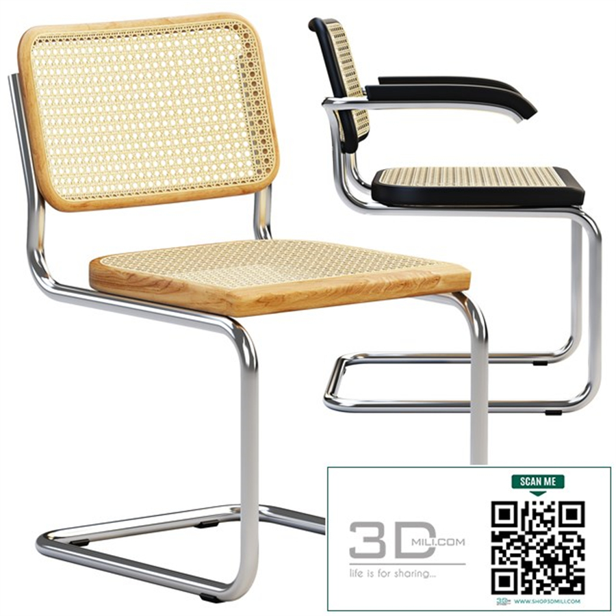 Cesca Chairs B 32 by Marcel Breuer (2 options)