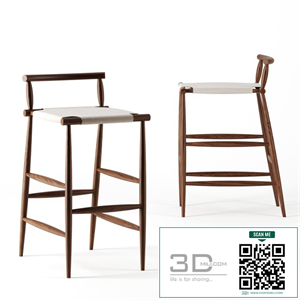 Pelleossa bar Stool by Miniforms