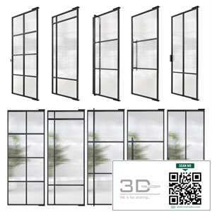 Stalen deuren huys doors