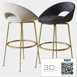 orb bar stool west elm