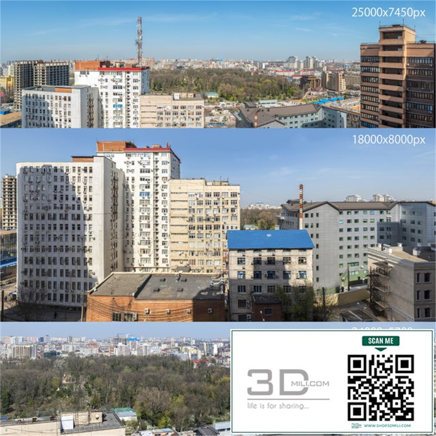 Panorama of the city of Krasnodar