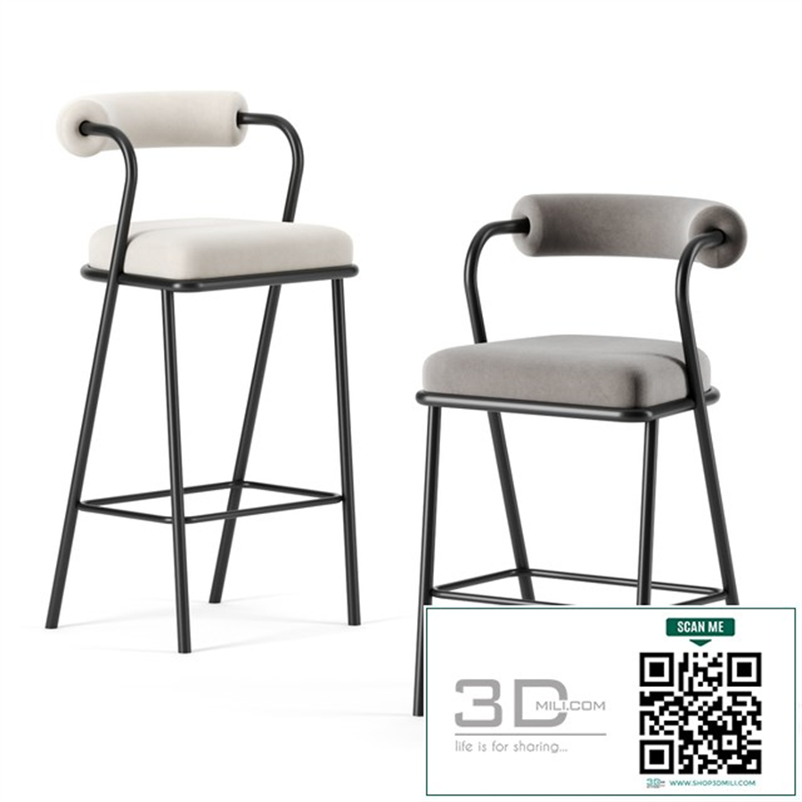 Baba barstool by My Home Collection